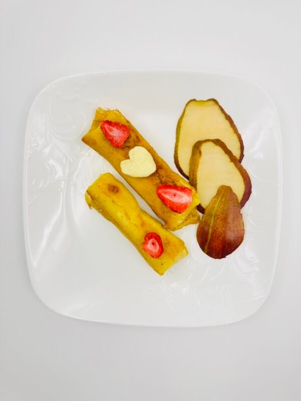 Cheese Apple Blintzes